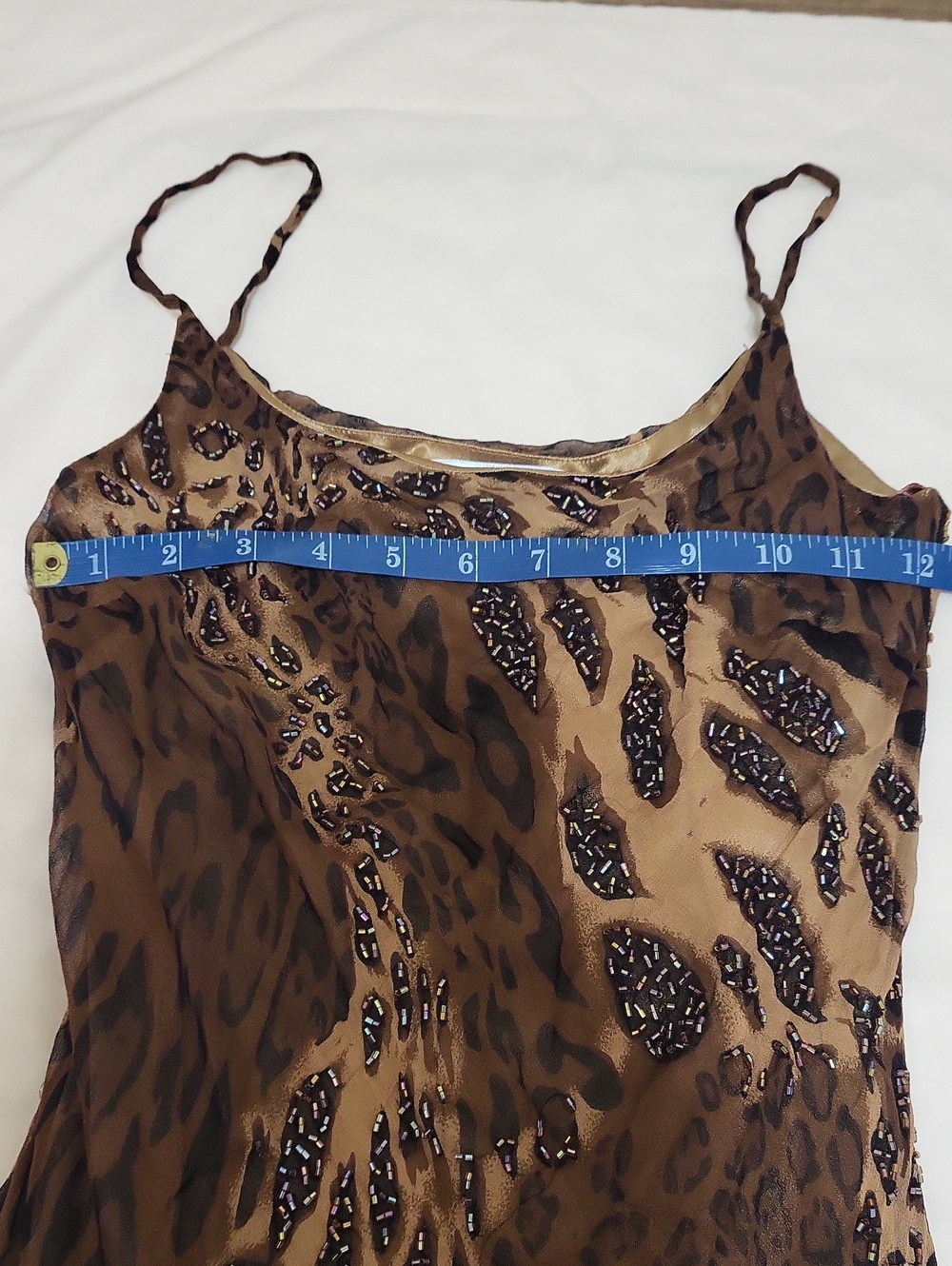 Embellished Spaghetti Strap Dress - Picture 7 of 7